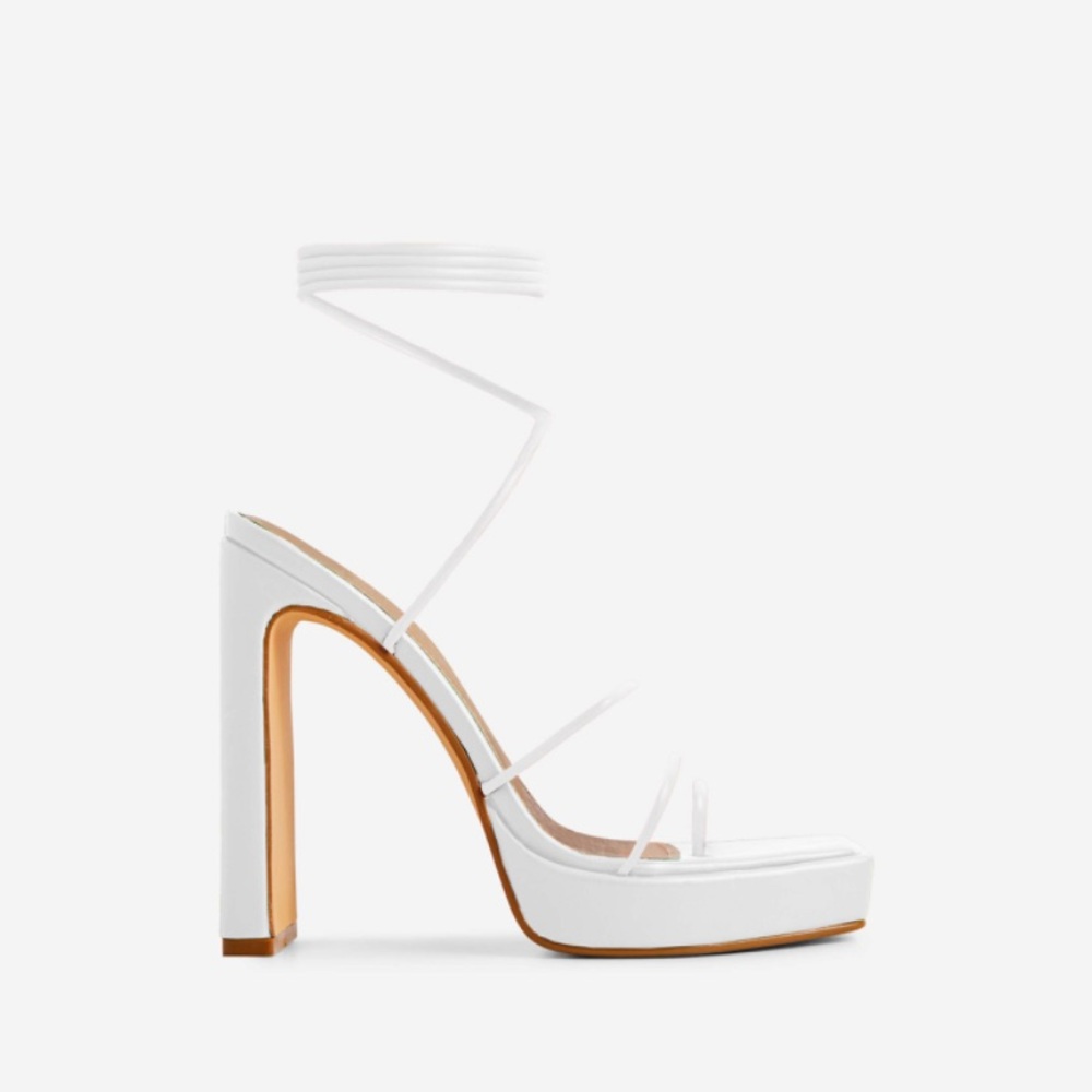 Ego Shoes Strappy Platform Heels